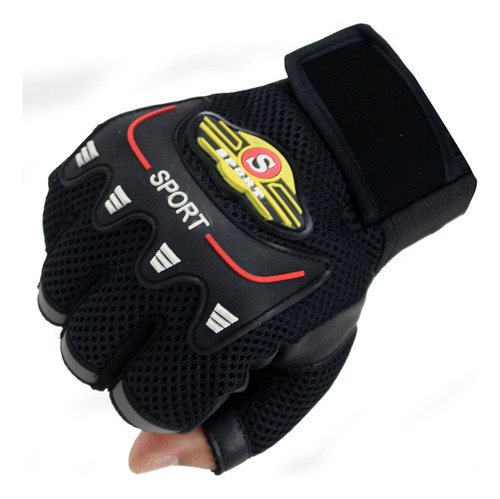 Guantes Para Montar En Moto, Medio Dedo, Guantes Tácticos