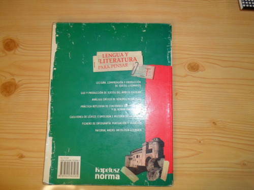 Imagen 2 de 5 de Lengua Y Literatura Para Pensar - Calero Y Fenoglio