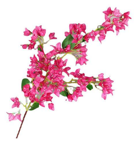 Ramas De Buganvilla De Seda Artificial De 120 Cm, Rosa Sinté