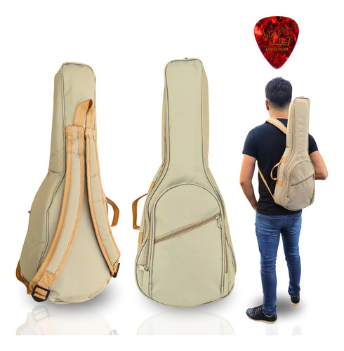 Capa Bag Mochila P/ Cavaquinho Super Luxo Acolchoada Mochila