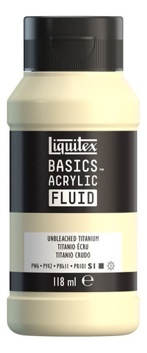 Tinta Acrílica Basics Fluid 118ml Unbleached Titanium
