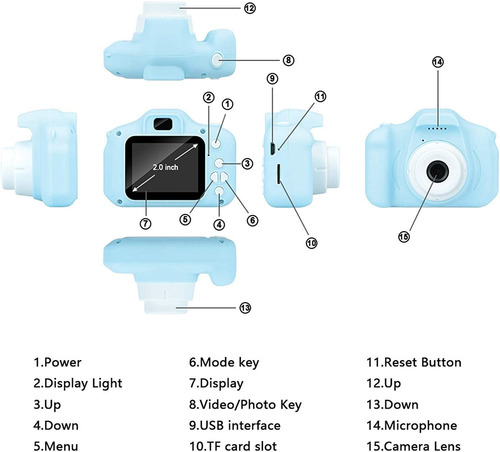 Children's Digital Camera Hd Cartoon Can Take Pictures