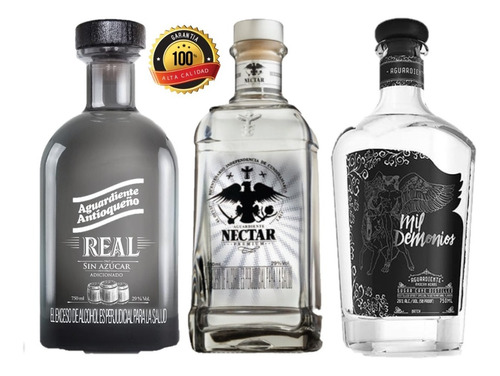 Aguardientes Premium Mil Demonios, Nect - mL a $167