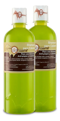 Kit 2 Shampoo Antipiojos Yeguada La Reserva