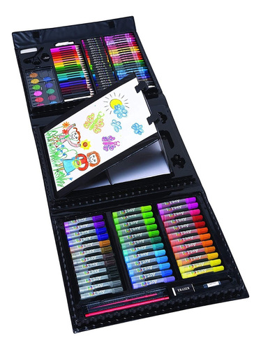 Set De Arte Triple De 154 Piezas Art 101 + Funda Portatil