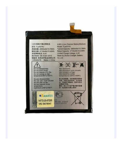 Flex Carga Bateria Alcatel A5 Max Led 5085n Tlp027aj Origina
