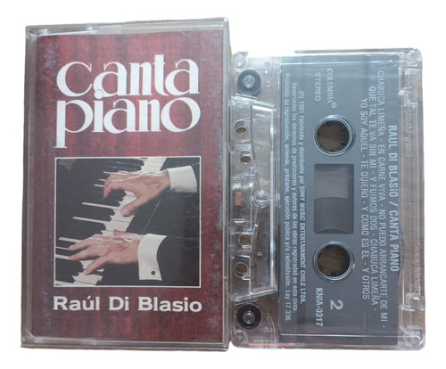 Raul Di Blasio- Canta Piano Cassette 1991 Buen Estado