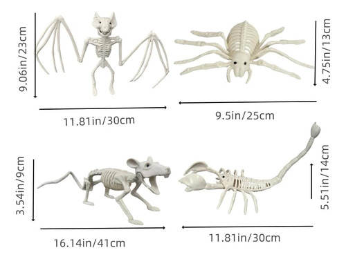 Esqueletos De Animales De Halloween Para Patio