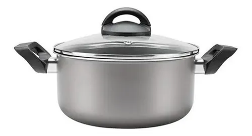 Cacerola Con Tapa 24cm Brinox Modelo Maple Plata