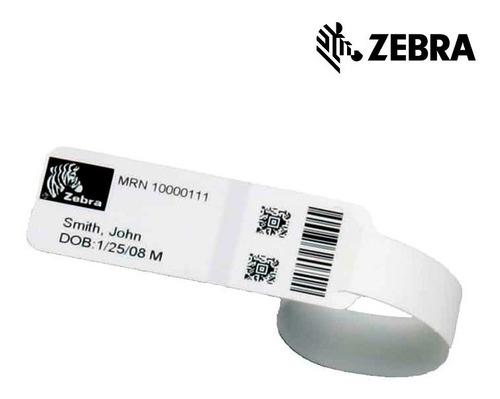 Imagen 1 de 4 de Zebra Brazaletes Adhesivo Permanente - 10007746k