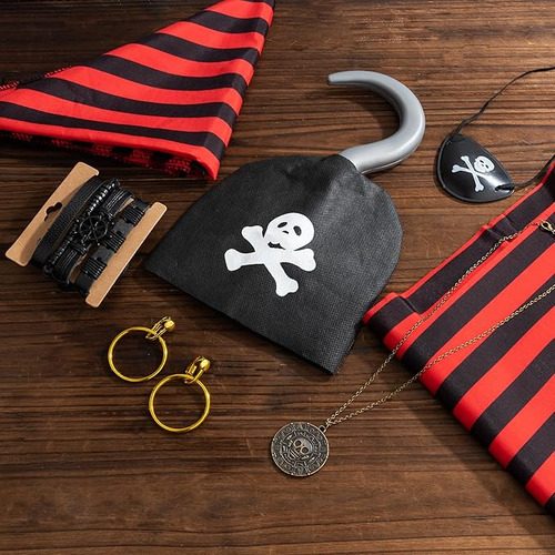 Conjunto De Accesorios Para Disfraz De Pirata Unisex
