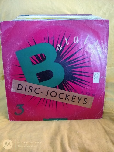 Vinilo La Batalla De Los Disc Jockeys Volumen 3 Mc Sugar D2