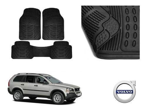 Tapetes Uso Rudo Volvo Xc90 2006 Rubber Black Original