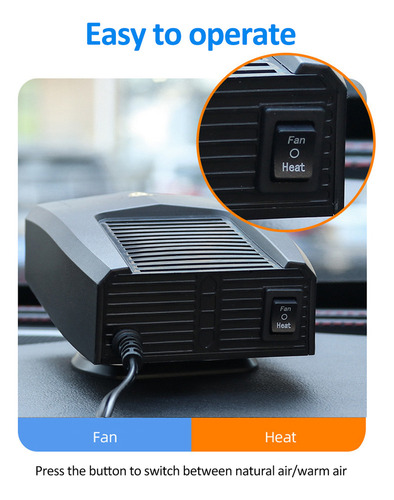 Calentador Y Descongelador Portátil For Coche De 24 V Con E