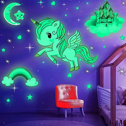 Glow In The Dark Stars, Juegos De Unicornio Resplandeciente 