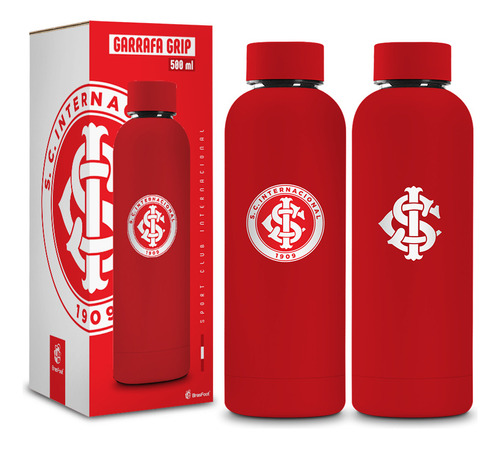 Garrafa Termica Internacional Grip Emborrachada 500ml