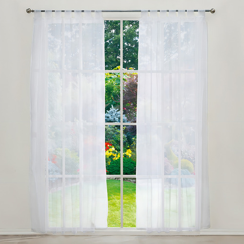 Cortinas Traslúcidas Tergal Blanco Largas 2. 30m Vianney