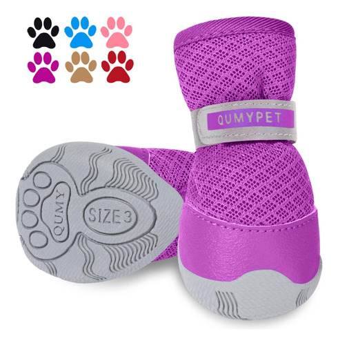 Qumy 2pcs Zapatos Para Perros Para Perros De Razas Pequeñas 