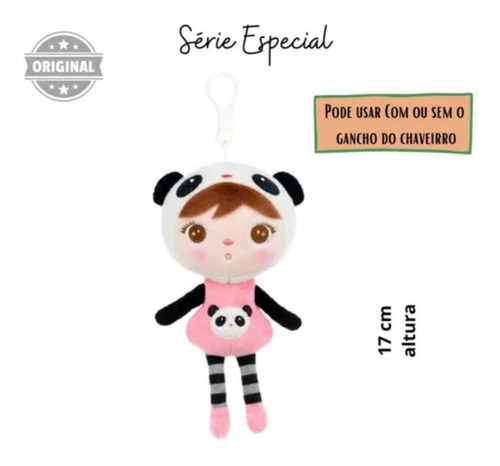 Boneca Metoo Pelúcia Original Bebê Naninha Nicho Quarto Infa