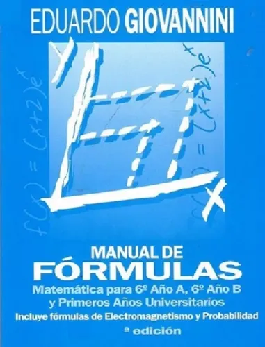 Manual De Fórmulas Matemática Para 6° Año - Giovannini (Usado)