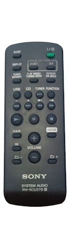 Control Sony Original Rm-scu37b Seminuevo Sin Tapa Trasera 