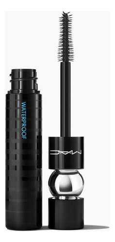 Máscara de pestañas MAC Cosmetics MAC Stack waterproof 12ml color negro 1 unidad