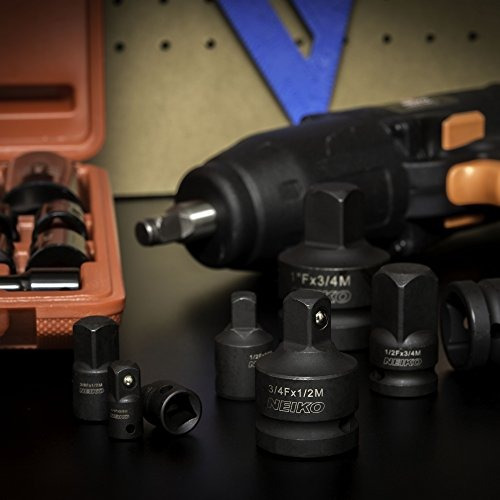 Neiko 30223a Adaptador Y Reductor De Impacto, 8 Piezas | Cr-