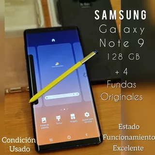 Celular Samsung Galaxy Note 9 128gb 6gb Ram + 4 Fundas