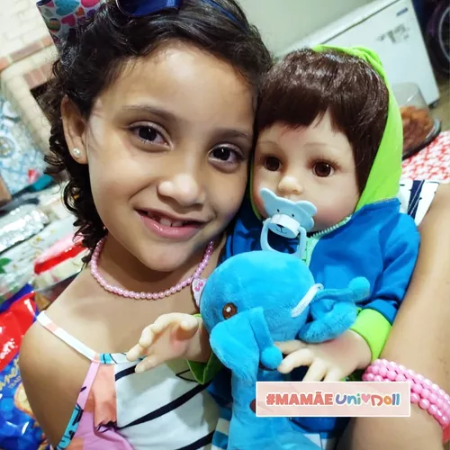 Boneco Bebê Reborn Realista Menino Guilherme Jacaré UniDoll :  : Brinquedos e Jogos