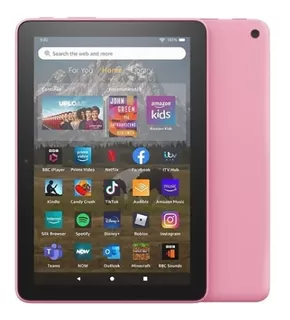 Tablet Amazon Fire Hd 8 12ª Geração 32gb 8.0 2022 Rosa