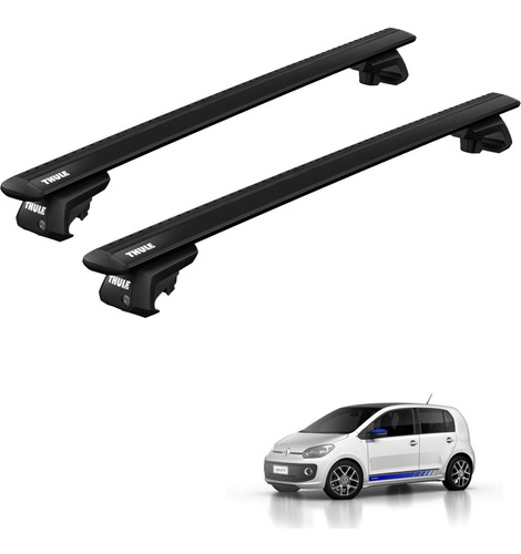 Rack Bagageiro Teto Vw Cross Up Hatch 15 Até 2019 Evo Thule