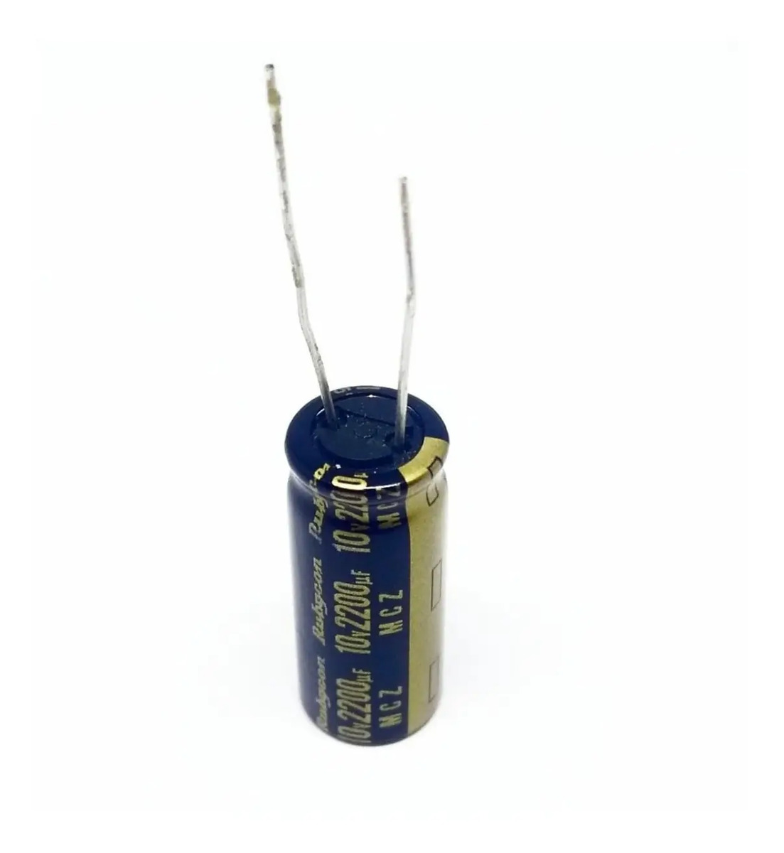 4 Piezas Condensador Nippon 2200uF 10V 105°C 10x25mm - Electrolítico Radial Para PCB