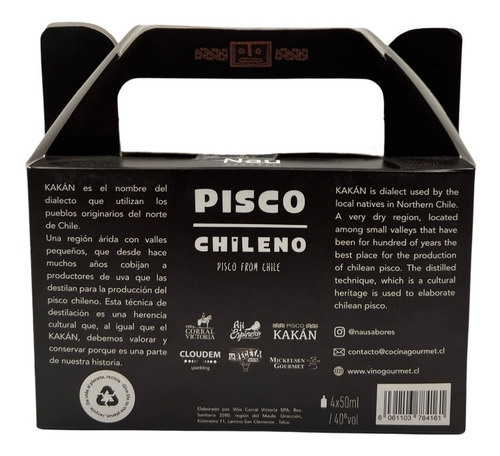 Imagen 3 de 3 de 4x Miniatura 50cc Pisco Kakan En Caja Regalo Navidad Padre