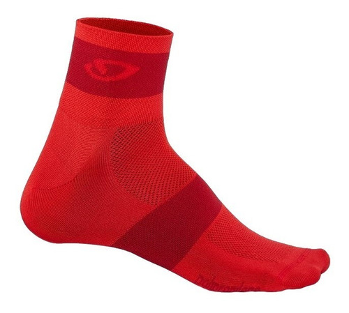 Calcetines Giro Comp Racer Ciclista Rojo Poliéster Ciclismo