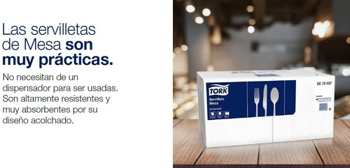Servilleta De Mesa Tork 12 Pqtes De 200 Servilletas Se70037