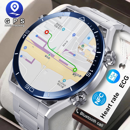 Reloj Inteligente Hombre Deportes Gps Adecuado Para Huawei