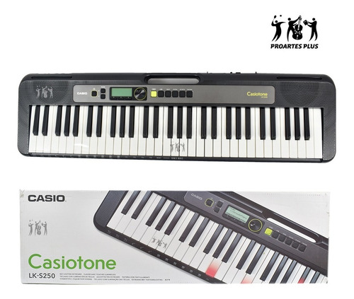 Imagen 2 de 10 de Teclado Casio Lk-s250 +base+estuche Lona + Adapt Ad-e95100lu