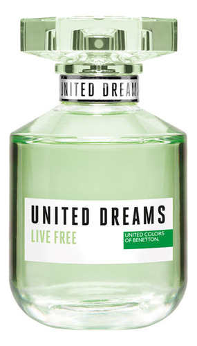 Perfume Mujer Benetton United Dreams Live Free Edt 80 Ml