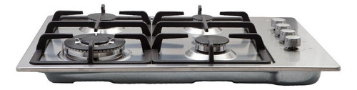 Encimera con alimentación a gas - FDV Design 4T GLP color gris - 4 hornallas