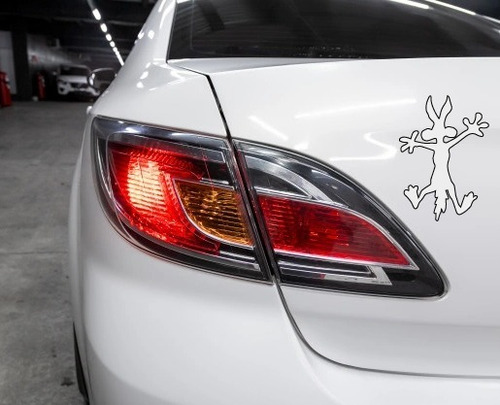 Sticker Decorativo Para Autos Coyote Looney Tunes Meraki 