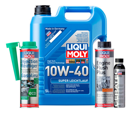 Pack 10w40 Ceratec Injection Reiniger Liqui Moly