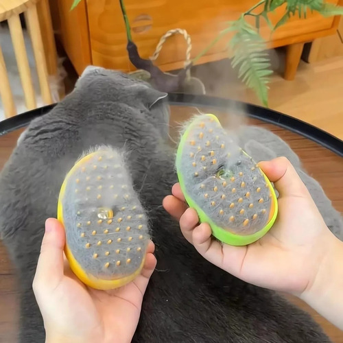 3 In 1 Depilación Cepillo De Vapor Para Gato/perro Mascota