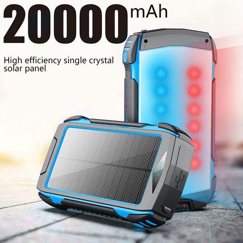Banco De Energía Solar Pd20w De Carga Rápida De Gran Capacid