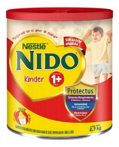 Leche En Polvo Nido Kinder Nestle Protectus Lata 2.7kg 
