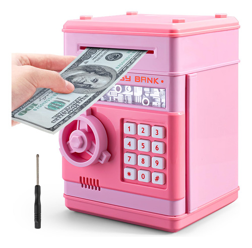 Philaeec Piggy Bank For Girls Boys, Electronic Atm Password