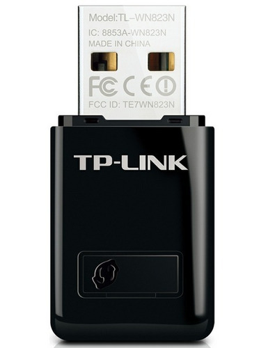 Imagen 3 de 6 de Adaptador Usb Wifi Mini Tp-link Tl-wn823n 300 Mbps Compacto