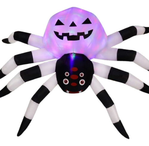 Inflable De Araña Con Luz 4 Pies De Ancho Xtreme P