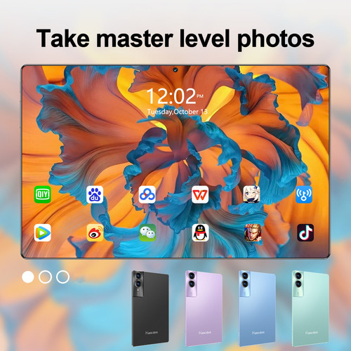 Tablet S12plus 16gb+128gb Android 13 Con Funda 5g Wifi 2sim