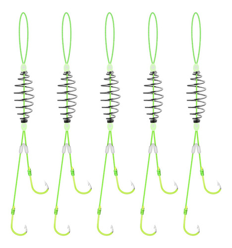 Ganchos De Púas Dobles Para Pesca De Carpa, 11mm X 19,8mm
