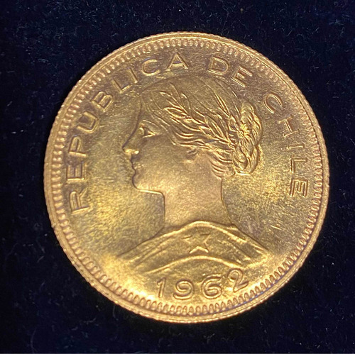 Imagen 1 de 4 de Moneda De Oro 100 Pesos 1962